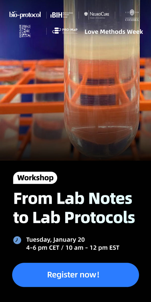 Love Methods Week 2026: From Lab Notes to Lab Protocols
